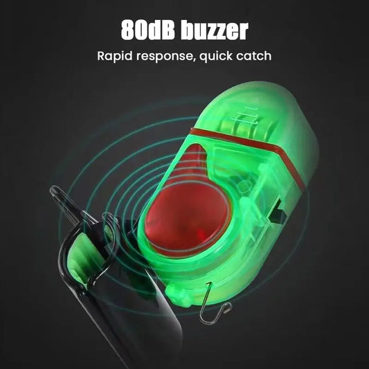 2/4 PCS Smart LED Fishing Bite Alarm for Fishing Rods